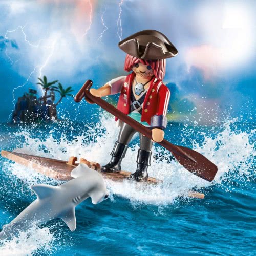 Playmobil Special Plus Pirate With Raft 70598 4008789705983