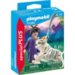 Playmobil Special Plus Ασιάτισσα Πολεμίστρια Με Λευκή Τίγρη 70382 4008789703828