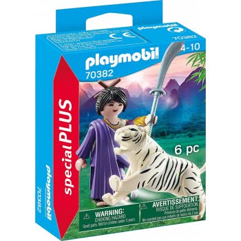 Playmobil Special Plus Fighter With Tiger 70382 4008789703828