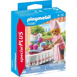 Playmobil Special Plus Candy Bar Baker With Dessert Table 70381 4008789703811