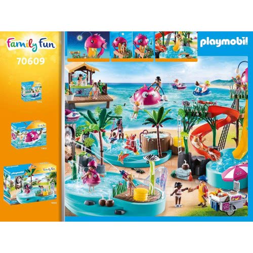 Playmobil Water Park With Slides 70609 4008789706096