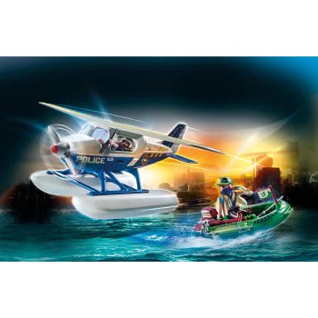 Playmobil City Action Καταδίωξη Λαθρέμπορου Από Αστυνομικό Υδροπλάνο 70779 4008789707796