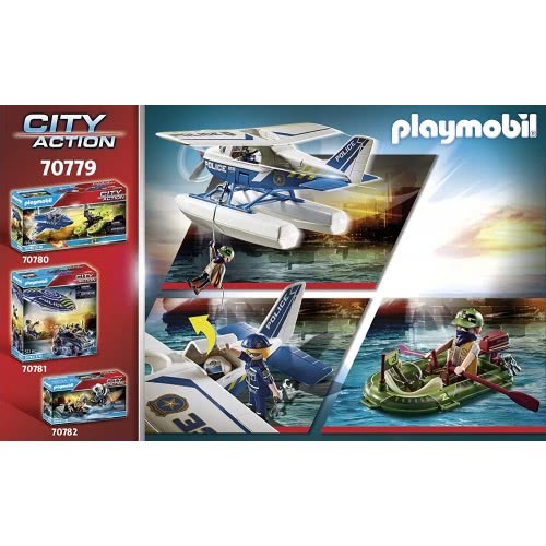 Playmobil City Action Καταδίωξη Λαθρέμπορου Από Αστυνομικό Υδροπλάνο 70779 4008789707796