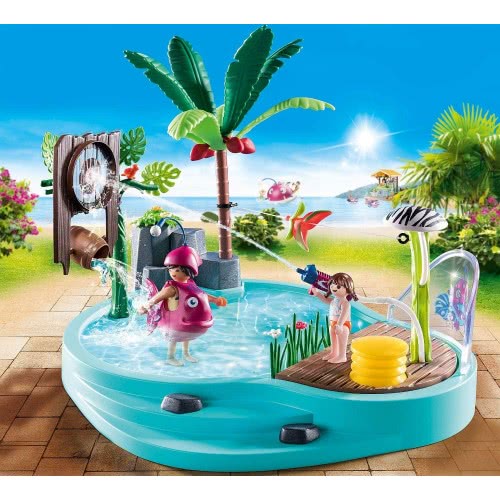 Playmobil Aqua Park Small Pool With Water Sprayer 70610 4008789706102