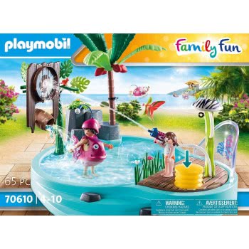 Playmobil Aqua Park Small Pool With Water Sprayer 70610 4008789706102