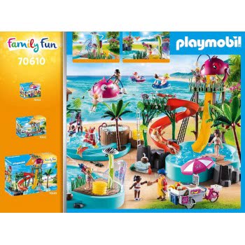 Playmobil Aqua Park Small Pool With Water Sprayer 70610 4008789706102