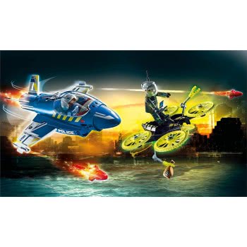Playmobil City Action Police Jet With Drone 70780 4008789707802