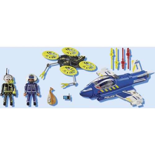 Playmobil City Action Police Jet With Drone 70780 4008789707802