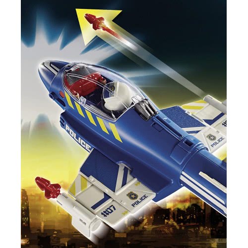 Playmobil City Action Police Jet With Drone 70780 4008789707802