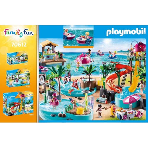 Playmobil Aqua Park Πλωτό Μπαρ Και Παραθεριστές 70612 4008789706126