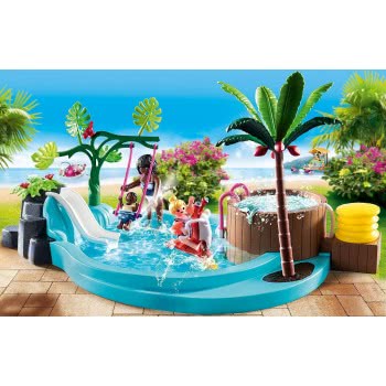 Playmobil Aqua Park Παιδική Πισίνα Με Υδρομασάζ 70611 4008789706119