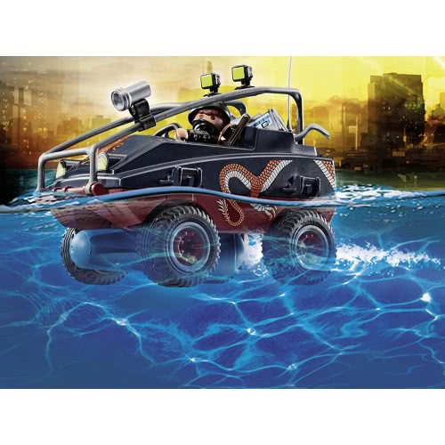 Playmobil City Action Police Parachute With Amphibious Vehicle 70781 4008789707819