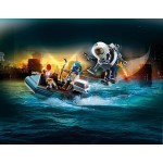 Playmobil City Action Police Jet Pack With Boat 70782 4008789707826