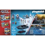 Playmobil City Action Police Jet Pack With Boat 70782 4008789707826