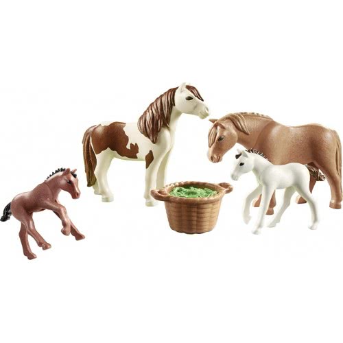 Playmobil Country Ponies With Foals 70682 4008789706829