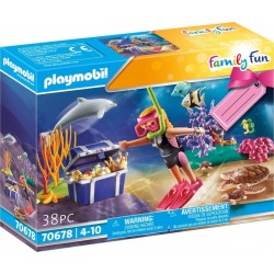 Playmobil Aqua Park Treasure Diver Gift Set 70678 4008789706782