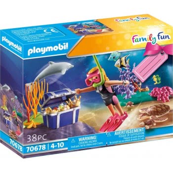 Playmobil Aqua Park Treasure Diver Gift Set 70678 4008789706782
