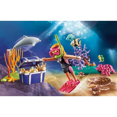 Playmobil Aqua Park Treasure Diver Gift Set 70678 4008789706782