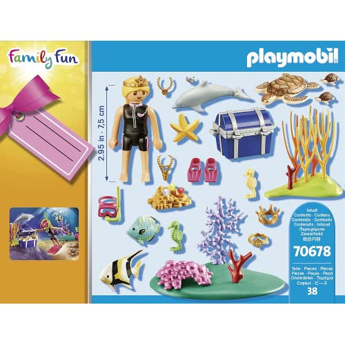 Playmobil Aqua Park Treasure Diver Gift Set 70678 4008789706782