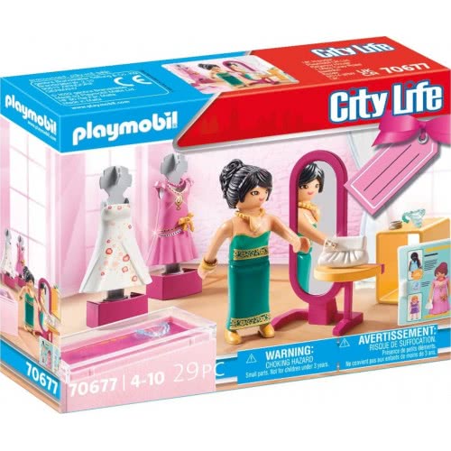 Playmobil City Life Gift Set Κατάστημα Μόδας 70677 4008789706775