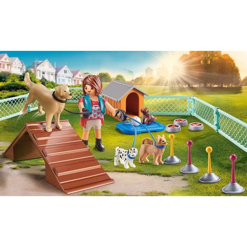 Playmobil City Life Gift Set Εκπαιδεύτρια Σκύλων 70676 4008789706768