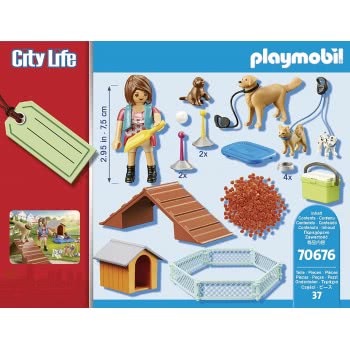 Playmobil City Life Dog Trainer Gift Set 70676 4008789706768