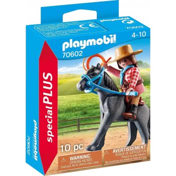 Playmobil Special Plus Αναβάτρια Της Άγριας Δύσης 70602 4008789706027