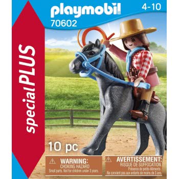 Playmobil Special Plus Αναβάτρια Της Άγριας Δύσης 70602 4008789706027