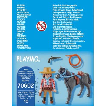 Playmobil Special Plus Αναβάτρια Της Άγριας Δύσης 70602 4008789706027