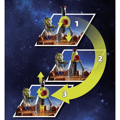 Playmobil Space Αποστολή Στον Άρη Με Διαστημικά Οχήματα 70888 4008789708885