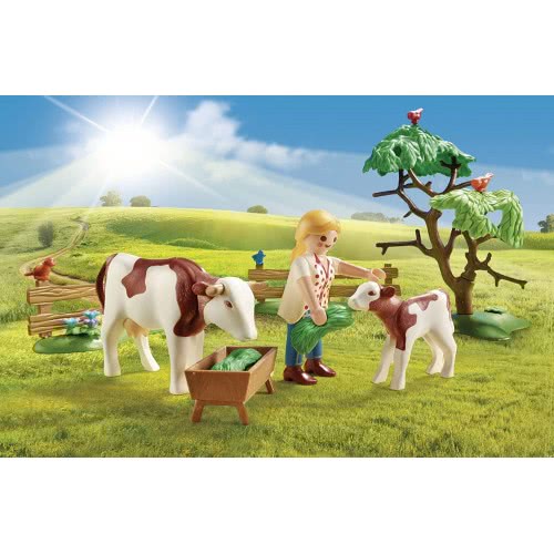 Playmobil Country Φάρμα Με Ζώα Και Τρακτέρ 70887 4008789708878