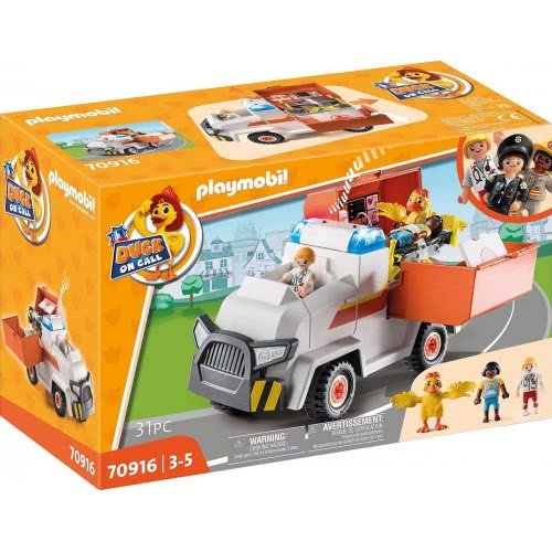 Playmobil DUCK ON CALL - Ambulance Emergency Vehicle 70916 4008789709165