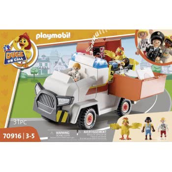 Playmobil DUCK ON CALL - Ambulance Emergency Vehicle 70916 4008789709165