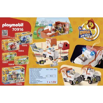 Playmobil Duck On Call - Όχημα Πρώτων Βοηθειών 70916 4008789709165