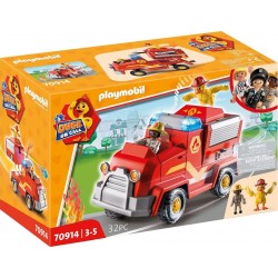 Playmobil Duck On Call - Όχημα Πυροσβεστικής Με Κανόνι Νερού 70914 4008789709141