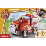 Playmobil Duck On Call - Όχημα Πυροσβεστικής Με Κανόνι Νερού 70914 4008789709141