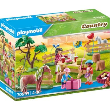 Playmobil Country Παιδικό Πάρτυ Στη Φάρμα Των Πόνυ 70997 4008789709974