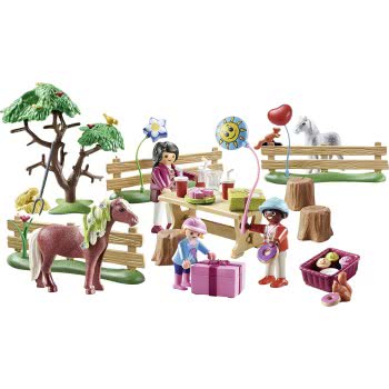 Playmobil Country Pony Farm Birthday Party 70997 4008789709974