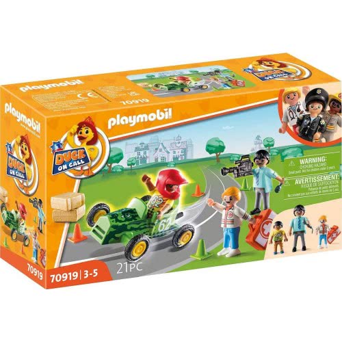 Playmobil Duck On Call - Επιχείρηση Διάσωσης: Διάσωση Στα Go-Kart! 70919 4008789709196