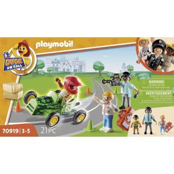 Playmobil DUCK ON CALL - Ambulance Action: Help The Racing Driver 70919 4008789709196