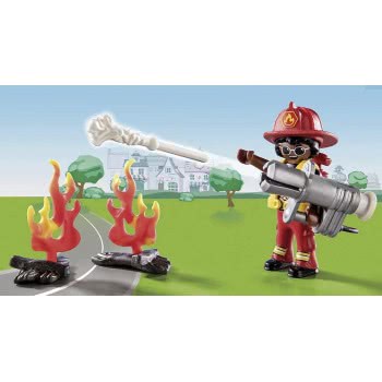 Playmobil DUCK ON CALL - Fire Rescue Action: Cat 70917 4008789709172