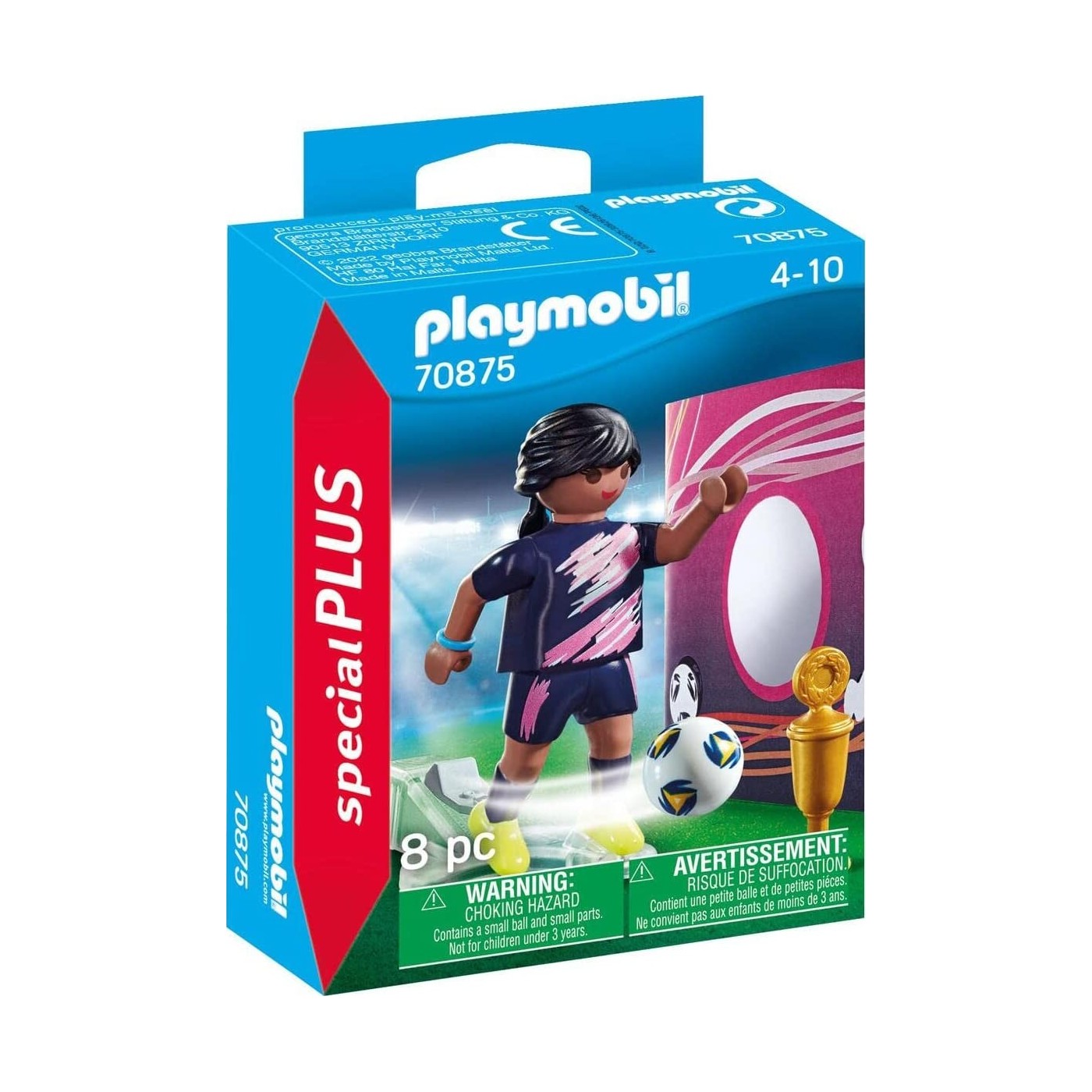 Soldes d'été 2026 : Playmobil Joueur de football avec cage au but (4947 Soldes d'été 2026 : Playmobil Joueur de football avec cage au but (4947
