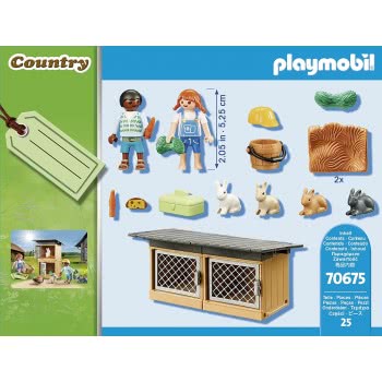 Playmobil Country Gift Set Ταΐζοντας Τα Κουνελάκια 70675 4008789706751