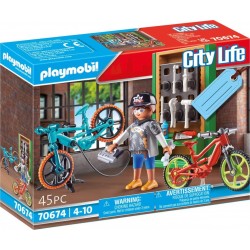 Playmobil City Life Bike Workshop Gift Set 70674 4008789706744