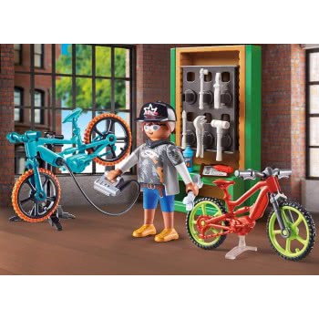 Playmobil City Life Bike Workshop Gift Set 70674 4008789706744