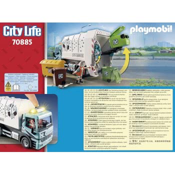 Playmobil City Life Φορτηγό Ανακύκλωσης 70885 4008789708854