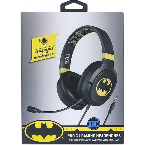 otl technologies Dc Comics Batman Pro G1 Gaming Headphones Black  5055371624305