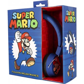 otl technologies Super Mario Lugi Folding Headphones For Ages 8+  5055371621748