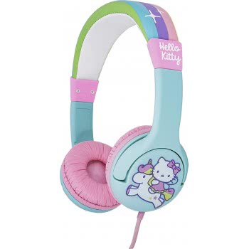 otl technologies Rainbow Hello Kitty Wired Headphones For Children Aged 3 To 7 Years  5055371622967