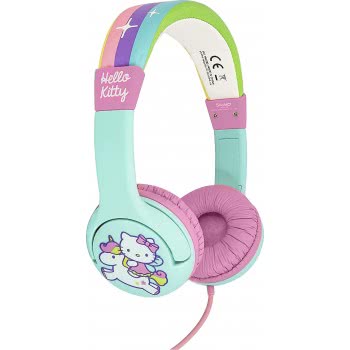 otl technologies Rainbow Hello Kitty Wired Headphones For Children Aged 3 To 7 Years  5055371622967